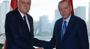 Cumhurbaşkanı Erdoğan, Lübnan Başbakanı Mikati ile görüştü