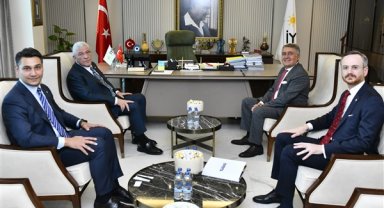 Dervişoğlu, TÜSİAD Başkanı Turan, ve Ankara Temsilcisi Urhan ile görüştü