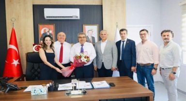 Diş hekimlerinden, Hatay İl Sağlık Müdürü Sönmez'e ziyaret