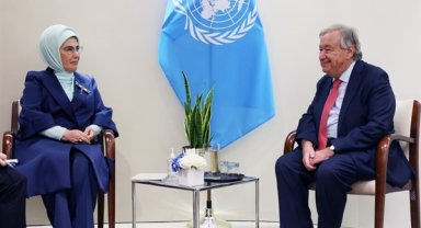 Emine Erdoğan, BM Genel Sekreteri Guterres ile görüştü