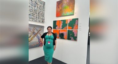 Genç Türk sanatçı Alpay, Londra’da önemli iki sanat fuarında
