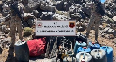 Gürz-17 operasyonlarında 71 mağara, sığınak ve barınma alanı imha edildi