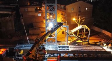 Karataş ve Altındağ üst geçidinde çalışmalar sürüyor