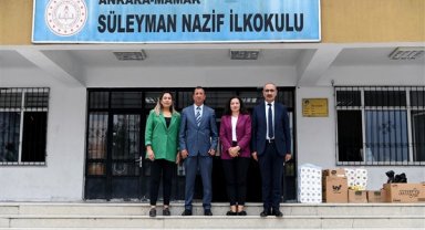 Mamak Belediyesi okullara desteğini sürdürüyor