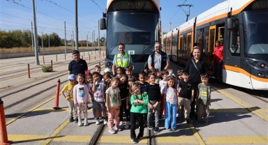 Anaokulu öğrencileri ESTRAM’ın misafiri oldu
