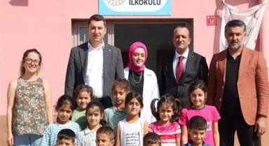 Başkan Mehmetoğlu ve Kaymakam Koyuncu öğrencilerle buluştu