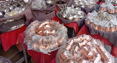 Diyarbakır'da bakır işçiliği devam ediyor
