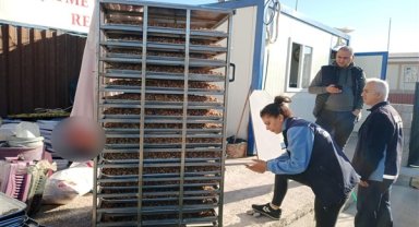 Diyarbakır'da pastane imalatında 150 kilo bozulmuş cevize el konuldu