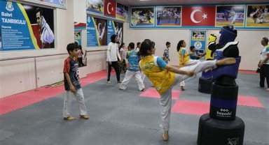 Haliliye'de çocuklar spor alışkanlığı kazanıyor