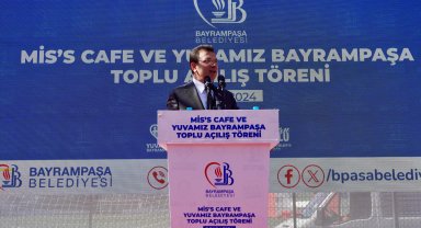 İmamoğlu, Bayrampaşa Belediyesinin toplu açılış töreninde konuştu