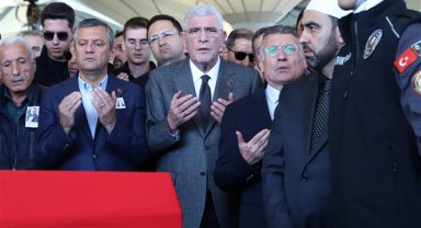 İYİ Parti Genel Başkanı Dervişoğlu, TUSAŞ şehitlerinin cenaze törenine katıldı