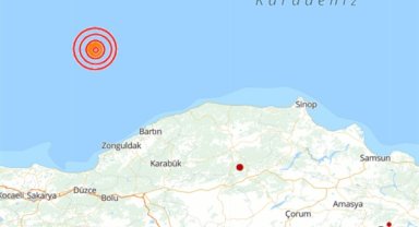 Karadeniz’de deprem