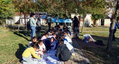 Lice'de çocuklar için müzik ve resim atölyesi etkinliği düzenlendi