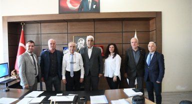 TÜM BEL-SEN Genel Başkanı Bozkurt, Başkan Özcan’ı ziyaret etti
