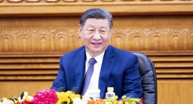 Xi Jinping, yabancı konukları kabul etti