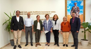 Yıldıztepe Kooperatifi Başkanı Barış, Başkan Ünlüce'yi ziyaret etti