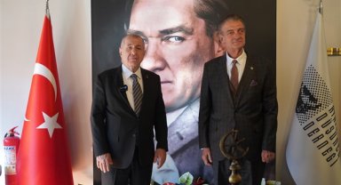 Zafer Partisi Genel Başkanı Özdağ'dan ADD Genel Merkezi'ne ziyaret