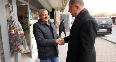 Başkan Çalık, Yakuplu Mahallesi esnafını ziyaret etti