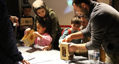 Öğrenciler ara tatilde Konya Bilim Merkezi'ni ziyaret etti