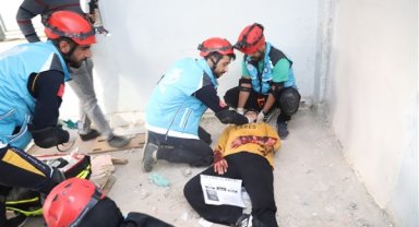 Şanlıurfa'da deprem tatbikatı düzenlendi