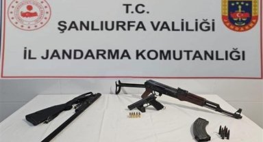Şanlıurfa'da silah kaçakçılığı operasyonu: 10 gözaltı