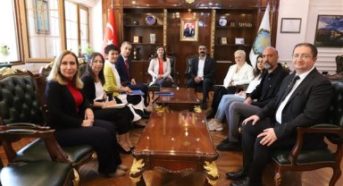 AB Türkiye Delegasyonundan, DBB Eş Başkanlarına ziyaret