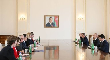 Azerbaycan Cumhurbaşkanı Aliyev, AB Yüksek Temsilcisi Kallas'ı kabul etti