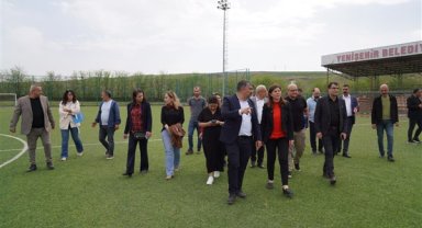 DBB Eş Başkanları, Fidanlık alanında incelemeler yaptı