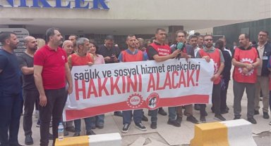 DİSK Dev Sağlık-İş: Hakkımızı alana kadar mücadeleye devam edeceğiz