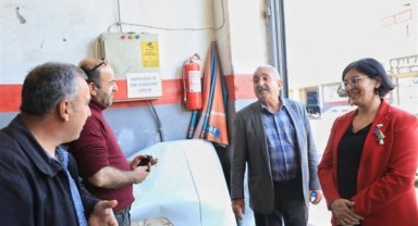 Eş Başkanı Gülşen'den, 3. Sanayi Sitesi'ne ziyaret