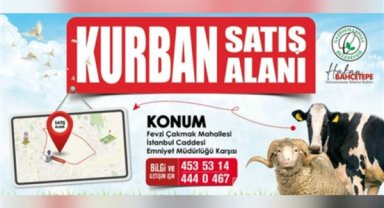 Gaziosmanpaşa'da modern ve hijyenik kurban satış alanı kuruldu
