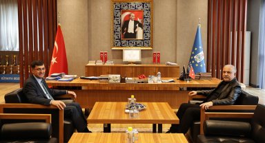 Konya Cihanbeyli Belediye Başkanı Kızılkaya'dan Başkan Kahveci'ye ziyaret