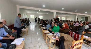 Mazıdağı’nda tekstil fabrikası için bilgilendirme toplantısı düzenlendi