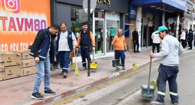Osmaniye'de temizlik çalışmaları gerçekleştiriliyor