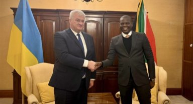 Ukrayna Dışişleri Bakanı Sybiha, Güney Afrikalı mevkidaşı Lamola ile bir araya geldi