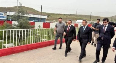Vali Ekici, Sanayi Yol Kontrol Noktası’nda incelemelerde bulundu