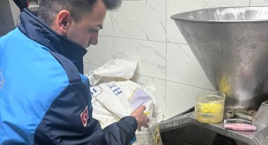 Zabıtadan merdiven altı imalathaneye baskın