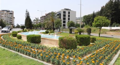 Alanya'da süs havuzları yaza hazırlanıyor