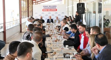 Başkan Başdeğirmen, Şehir Hastanesi bölgesindeki eczacı ve esnafla görüştü