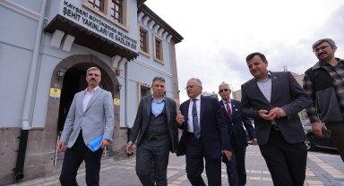 Başkan Büyükkılıç, şehit yakınları ve gaziler için hazırlanan lokal salonu inceledi