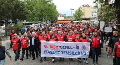 Başkan Ertaş: Emeğin ve alın terinin yanındayız