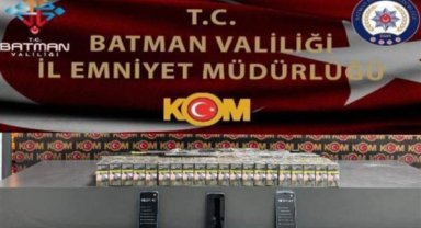 Batman’da bin 50 paket kaçak sigara ele geçirildi