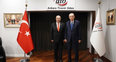 Cumhurbaşkanı Erdoğan'dan ATO'ya ziyaret