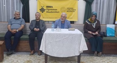 Eğitimci, Yazar ve Şair Turan, edebiyatseverlerle buluştu
