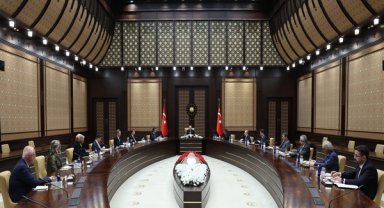 Erdoğan,, Cumhurbaşkanlığı Politika Kurullarının başkanvekillerini ağırladı