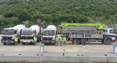 Gazipaşa Belediyesi beton santraline araç takviyesi