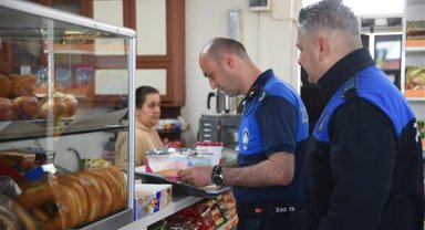 Giresun’da zabıta ekiplerinden kantin denetimi