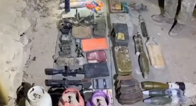 Irak kuzeyinde çok sayıda silah ve malzeme ele geçirildi