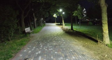Karacabey Atatürk Kültür Parkı’nda aydınlatma dönüşümü