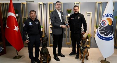 Kartal arama-kurtarma ekibinden Başkan Yüksel’e ziyaret